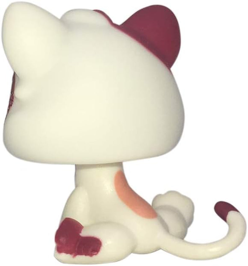 Custom-Made Baby for Short Hair Cat #2291 Pink White Kitten Sparkle Glitter Eyes 1 Inch Kitty Mini Pet Toys