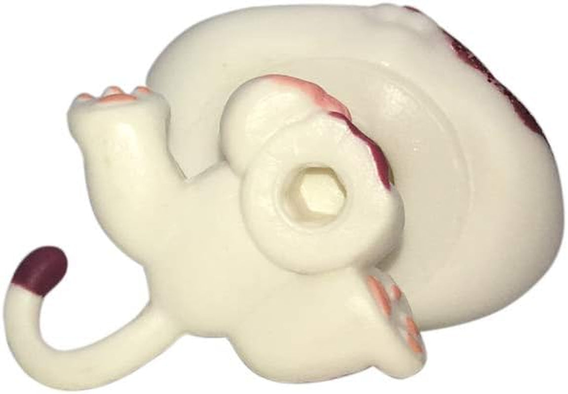 Custom-Made Baby for Short Hair Cat #2291 Pink White Kitten Sparkle Glitter Eyes 1 Inch Kitty Mini Pet Toys